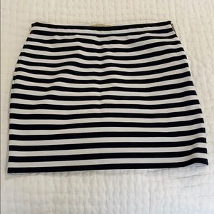 Michael Kors navy/white mini skirt
